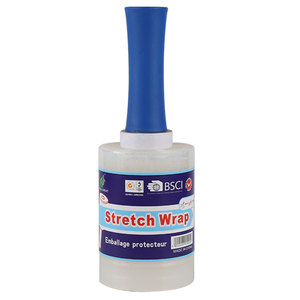BULL BSF-0246 Low Price Mini Stretch <b>Wrap</b> Film Moisture Proof Soft Hardness Transparent Protective Packaging - Product Image 6