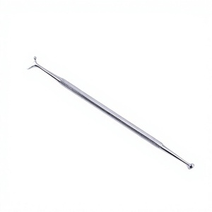 Pulidor dental de doble punta para amalgama y composite, instrumentos de relleno con agarre moleteado, plateado, manual, Clase I - Product Image 6