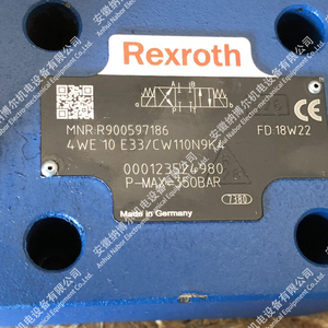 R900597186 4WE10EB3X/CG24N9K4 ชุดควบคุมทิศทางแบบสปูล - Product Image 2