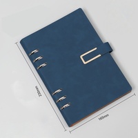 Ensemble de carnets professionnels personnalisés avec logo, A5, couverture rigide en PU, feuilles mobiles, 100 feuilles, agenda, planificateur, idée cadeau de bureau