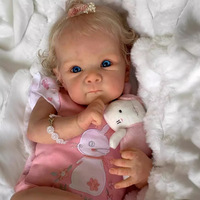 Mignonne poupée bébé reborn de 48 cm avec vêtements, jouet pour nouveau-né, cadeau pour enfants, accessoires de jeu d'imitation
