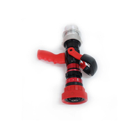 Buse de tuyau d'incendie à jet turbo réglable, fabriquée en Chine, QLD-500, fabricant chinois, caractéristique : buse de tuyau d'incendie flexible