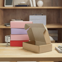 Pochettes d'expédition en forme de livre DVI, 25 pièces par lot, en carton ondulé brun économique avec doublure en éponge pour petites entreprises