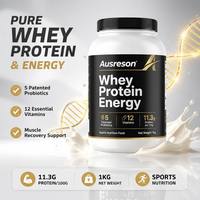 Ausreson OEM Pure Whey Protein Isolate Powder Sport Supplement Energy Muscle Recovery Bulk Wholesale Whey Protein Powder Drink