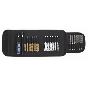 Juego de cepillos Fervi para taller y reparación de automóviles, kit de limpieza de 18 piezas - Product Image 1