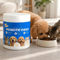 Probiotiques à mâcher pour chiens et chats, absorption rapide, soutien immunitaire, santé intestinale, absorption des nutriments