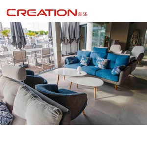 Meubles de suite d'hôtel de luxe, lit capitonné king size avec tables de chevet assorties pour les chambres d'hôtel - Product Image 5