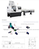 Tour à métaux CNC de type suisse SC425, tour à métaux CNC de haute qualité avec le type le plus populaire pour 7 axes