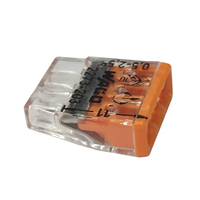 Wagos 2273-203 Connecteur de fil rapide compact à 3 broches en laiton massif Borne de connexion de câble rapide pour 450V 2.5mm pour l'alimentation