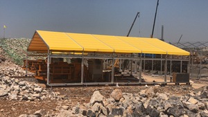 Cantera de mina a prueba de viento para exteriores, tienda de descanso impermeable, cubierta de PVC de alta calidad, estructura de aluminio - Product Image 2