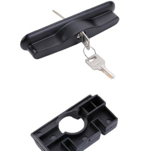 Poignée <span class=keywords><strong>de</strong></span> <span class=keywords><strong>porte</strong></span> <span class=keywords><strong>coulissante</strong></span> en alliage d'aluminium, style australien <span class=keywords><strong>de</strong></span> luxe, simple et double face, pour portes solides <span class=keywords><strong>de</strong></span> villas modernes et balcons - Product Image 6