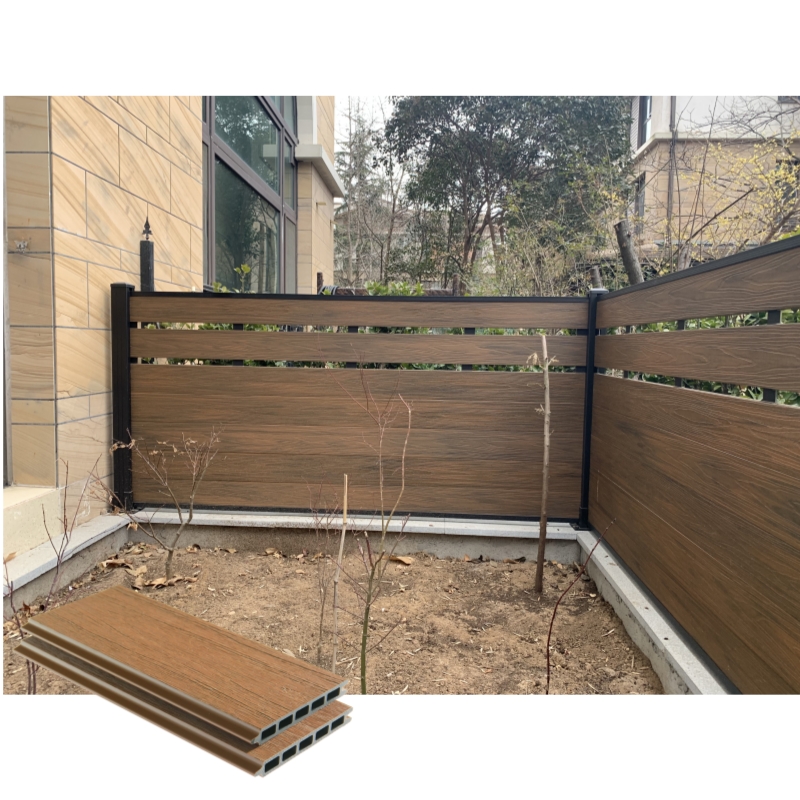 Outdoor Einfache Installation 3D-Modell WPC Holz Bambus Zaun Plank Garten Zaun