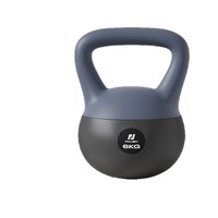 Kettlebell en PVC souple rempli de sable de fer - 6 kg pour femmes et hommes, fitness à domicile, tonification des fessiers, sculpture du corps, entraînement de force