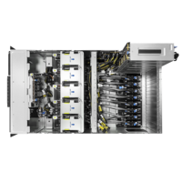 Serveur SUS ESC8000A-E13-DR 6U pour l'entraînement de modèles d'IA, l'inédition de LLM, le calcul haute performance (HPC), 8x 600W GPU actif, double processeur AMD EPYC 9005, serveur d'entreprise