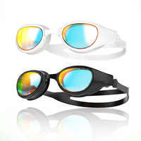 Gafas de Natación para Niños con Marco de Dibujos Animados Personalizado OEM, Junta de Silicona Suave Colorida, Correa Ajustable, a Prueba de Fugas, Antivaho y Protección UV