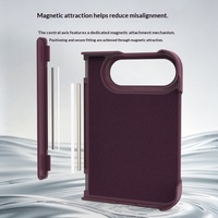 Compatible avec l'iPhone Duo, cette nouvelle coque de protection tout-en-un magnétique en tissu technique avec support rotatif à 360 degrés