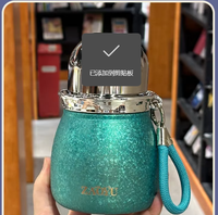 Grande Tasse Isotherme en Acier Inoxydable en Forme de Gourde avec Séparation Thé-Eau, Thermos Minimaliste pour l'Extérieur, Mug de Voyage