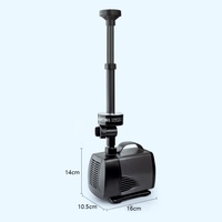 Pompe de fontaine pour bassin, moteur électrique submersible, tête de buse interchangeable pour la décoration de jardin aquatique