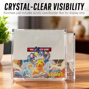 Boîte de rangement acrylique magnétique pour boosters PKMN, empilable, transparente, à chargement par le haut, avec aimants puissants - Product Image 3