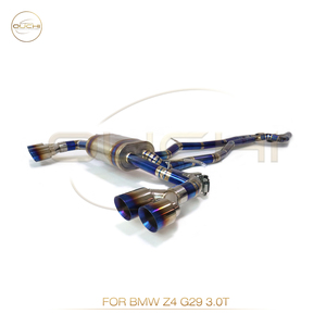 Escape de aleación de titanio Ouchi Catback para <span class=keywords><strong>BMW</strong></span> <span class=keywords><strong>2019</strong></span> + <span class=keywords><strong>Z4</strong></span> G29 3,0 T con válvula de silenciador, piezas de repuesto de rendimiento automático de escape - Product Image 5