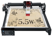 Machine de gravure laser avec zone de travail de 4040 40*40CM, avec module laser 40w 80w pour le bricolage