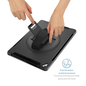 Wholesale Ipadpro 12.9 Inch Handheld 360 <strong>Rotating</strong> Hand <strong>Strap</strong> Silicone Fall Protection Cover - Product Image 2