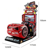 Machines d'arcade à monnayeur, simulateur de course 26 pouces, jeu de conduite automobile d'arcade, machine de divertissement pour centre de jeux en gros