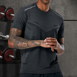 Conjunto Deportivo de Verano para Hombre de 2 Piezas con Camiseta de Manga Corta y Cuello Redondo y Pantalones <span class=keywords><strong>Cortos</strong></span> para Entrenamiento Gimnasio y Correr - Product Image 5