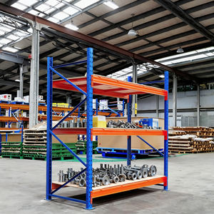 رفوف فولاذية متينة مع حماية ضد التآكل، تصميم بدون براغي، سعة تحميل تزيد عن 1000 كجم لكل طبقة للتخزين في المستودعات - Product Image 1