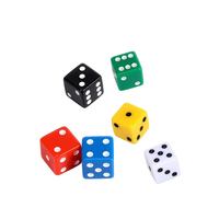 Dés en acrylique gravés sur mesure avec logos pour jeux de rôle de casino 16 mm