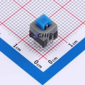 UK-G0704-WS-P2 Push Button Switch Through hole Component (THT) Switch No Lock Through Hole 100mA 30V - Product Image 1