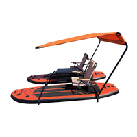Bateau gonflable double, kayak électrique, coque en PVC, écologique, capacité 2 personnes, pêche et loisirs nautiques
