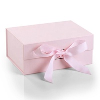 Caja de Regalo Magnética Personalizada Kexin con Logotipo de Lujo para Pelucas, Ropa, Cosméticos, Extensiones de Cabello, Maquillaje, Color Rosa