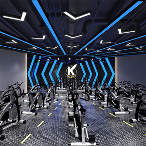 Lámpara colgante en forma de V de 45cm, 60cm, 90cm, 90 °, 120 °, luces colgantes LED en forma de flecha, oficina, gimnasio, Internet, café, pasillo, luz de techo - Product Image 4