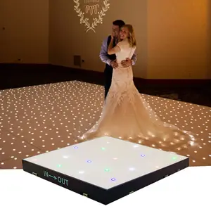 결혼식 및 파티를 위한 휴대용 LED 별빛 댄스 플로어 조명 반짝반짝 무대 장비 및 장식 이벤트 용품