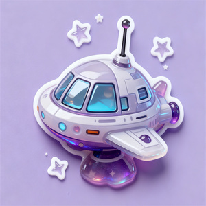 Niedlicher Kawaii Anti-UV Wasserfester Epoxid-Aufkleber Cartoon Handyhülle/Laptop-Dekor <span class=keywords><strong>3D</strong></span> Feiertagsdekoration - Product Image 2