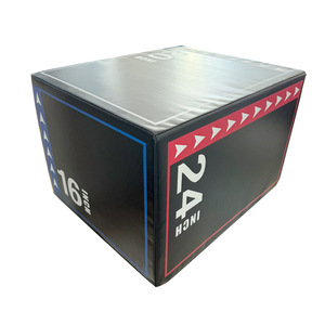 Lots de boîtes en PVC souple en gros, lots de boîtes en mousse haute densité, équipement de gym en gros d'usine, boîte de saut 4-en-1 - Product Image 1