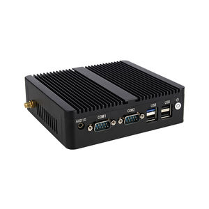 Barato Mini PC N2830 J1900 Rs232 Dual Lan VGA + HD Display Win10/11 Linux 6 * USB Wifi Box Machine Embedded Fanless Computer SSD 18W - Product Image 6