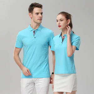 T-shirts de <span class=keywords><strong>golf</strong></span> respirants pour hommes séchage rapide ajustement personnalisé votre propre conception 95% coton 5% polo en spandex - Product Image 3