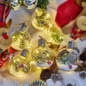 <span class=keywords><strong>Boule</strong></span> lumineuse LED transparente créative DIY <span class=keywords><strong>de</strong></span> haute qualité, faite <span class=keywords><strong>à</strong></span> la main, pour décoration suspendue <span class=keywords><strong>de</strong></span> Noël et d'anniversaire, par TSINYE - Product Image 3