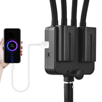 Lyre — lampe de remplissage vidéo Led Pro 45W, Double bras, accessoire pour Studio de téléphone, maquillage, tatouage et beauté