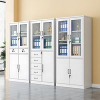 Armoire de classement en acier à 2 tiroirs, étagères réglables, serrure à clé, qualité commerciale, grande capacité, rangement de documents pour la maison et le bureau