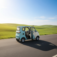 Voiture électrique mini 4 roues 2026, véhicule à énergie nouvelle 4 places pour adultes avec option conduite à droite