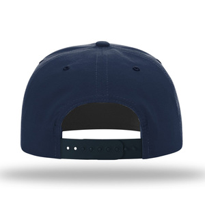 Vintageカスタム刺繍パッチロゴロープ5パネルピンクネイビー軽量ナイロンクイックドライキャンプトラッカースナップバック帽子レッドロープ付き - Product Image 3