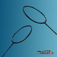 Dmantis Raquette de badminton haute tension de haute qualité 4U 28lbs Raquette de badminton professionnelle en fibre de carbone