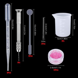 155 Pieces <strong>Resin</strong> <strong>Jewelry</strong> Making <strong>Kit</strong> Including Pendant Trays <strong>Jewelry</strong> Pendant Pins and Making Tools for DIY <strong>Jewelry</strong> Craft Making - Product Image 6