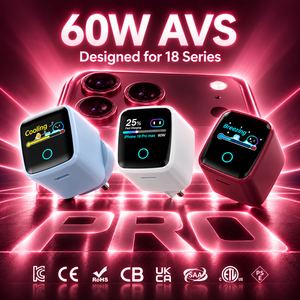 Cargador GaN Eléctrico USB Multipuerto KYT 45W 60W PD 3.0 con Pantalla LED Digital Inteligente para Computadoras Portátiles y Teléfonos Móviles - Product Image 1