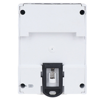 Meter Energi Digital LCD 3 Fasa 4 Kawat 4P Mini DIN Rail 10(100)A KWh