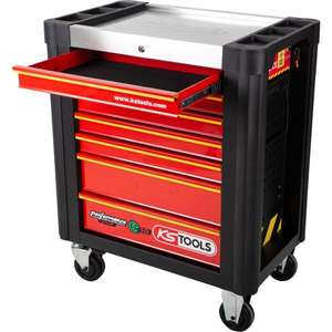 KS TOOLS-873,0007 Carro de taller E10 con 7 cajones-EAN 4042146873540 TALLERES DE RODILLOS ARMARIOS DE RODILLOS - Product Image 1