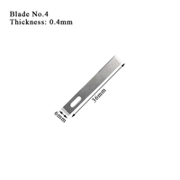 Bricolage réparation de téléphone portable IC grattoir colle lame de couteau NO.4 Double face OEM/ODM